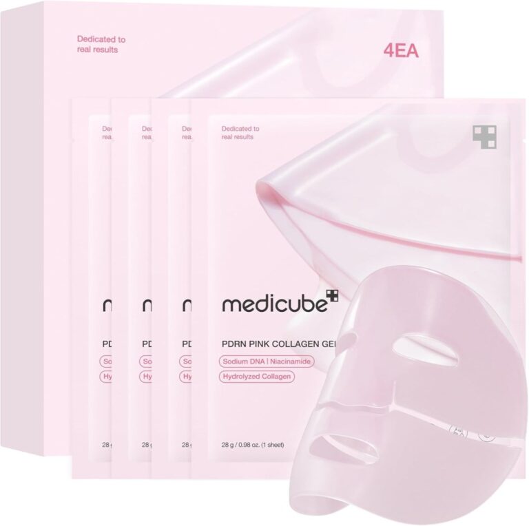 Medicube Jelly Gel Mask With Salmon Dna Pdrn Pink Collagen 4ea
