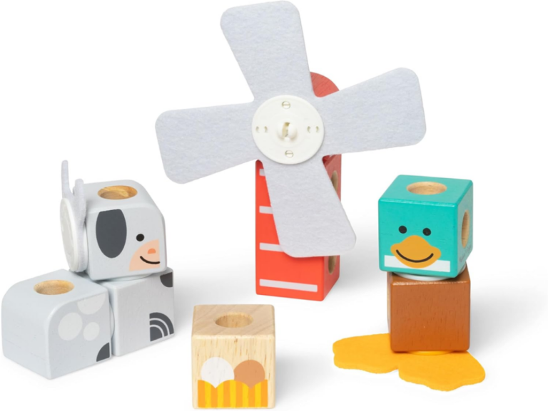 Melissa And Doug Blockables Farm Friends Snap And Play