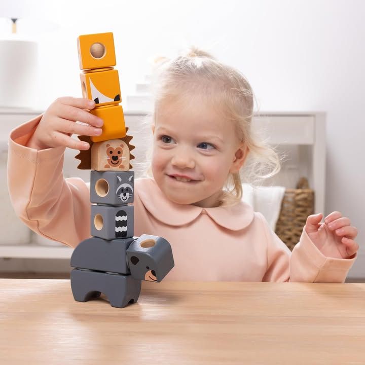 Melissa And Doug Blockables Woodland Friends Snap And Play