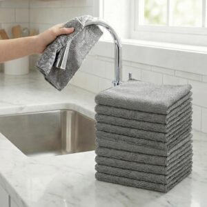 Microfiber Cleaning Cloth Assorted 10 Sets Dish Cloths
