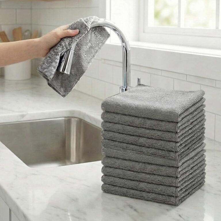 Microfiber Cleaning Cloth Assorted 10 Sets Dish Cloths