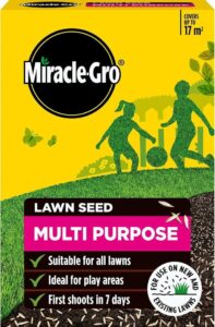 Miracle Gro Multi Purpose Lawn Seed Child And Pet Friendly Coverage 17m2 500g Bo