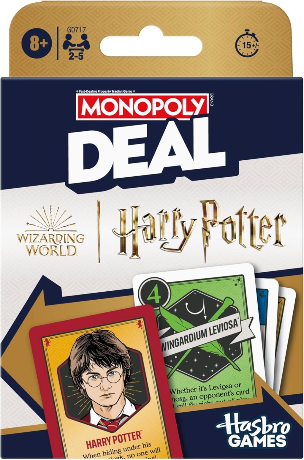 Monopoly Hasbro Gaming Deal Harry Potter Edition Card Game