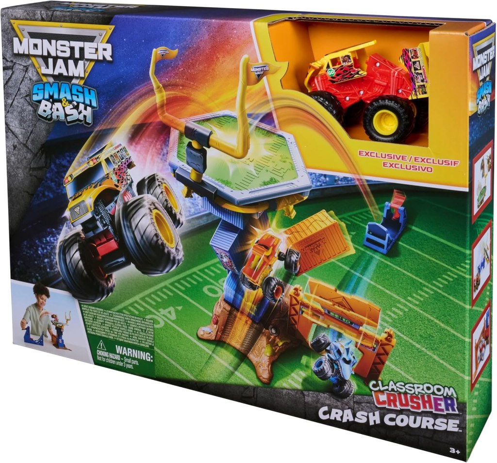 Monster Jam Smash And Bash Crash Course Playset