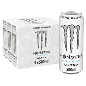 Monster Ultra Energy Drink Zero Sugar 9 X 500 Ml
