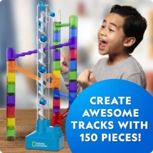 National Geographic Motorised Marble Run 150 Piece Building Set For Kids