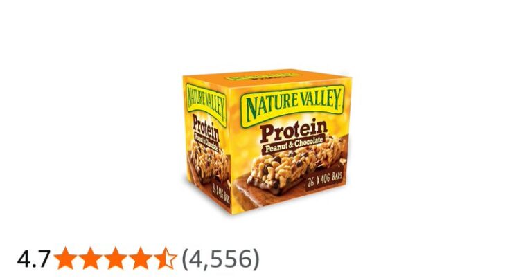 Nature Valley Protein Peanut And Chocolate Gluten Free Cereal Bars 26 X 40g