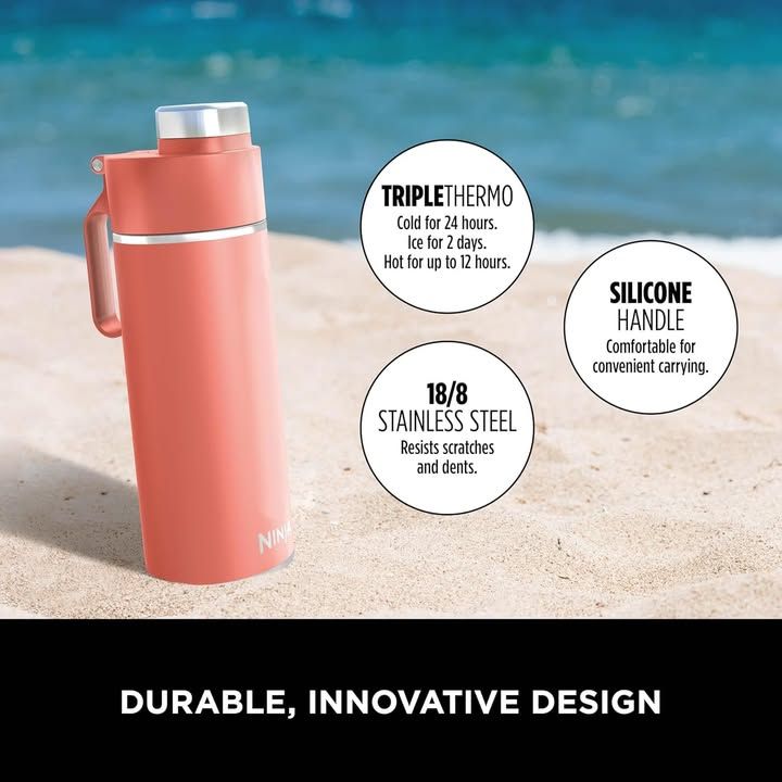 Ninja Thirsti Water Bottle And Flask 530 Ml