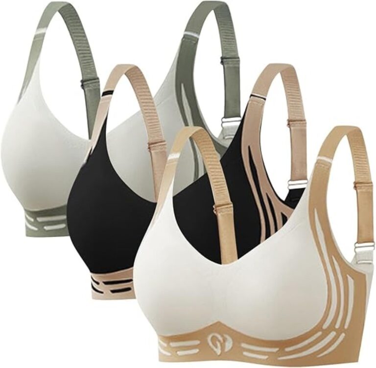 Non Wired Bras For Women 3 Pack Seamless Anti Sagging