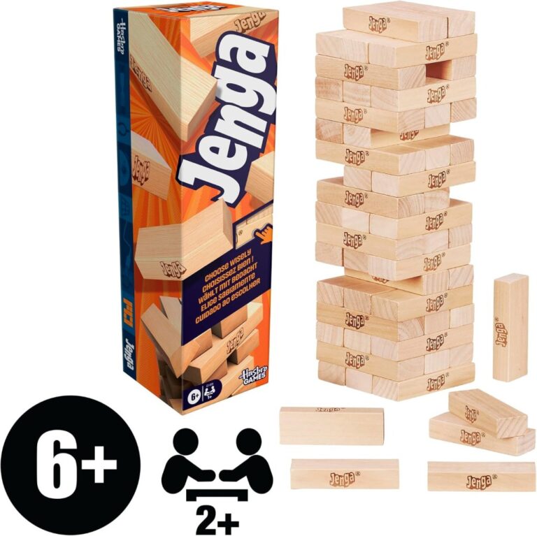 Official Hasbro Games Jenga Game With Digital Die