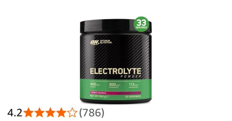 Optimum Nutrition Electrolyte Powder Forest Berries Ready To Mix Formula Sodium