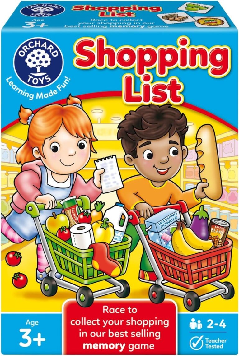 Orchard Toys Shopping List Game Matching Family Board Game For Kids Age 3