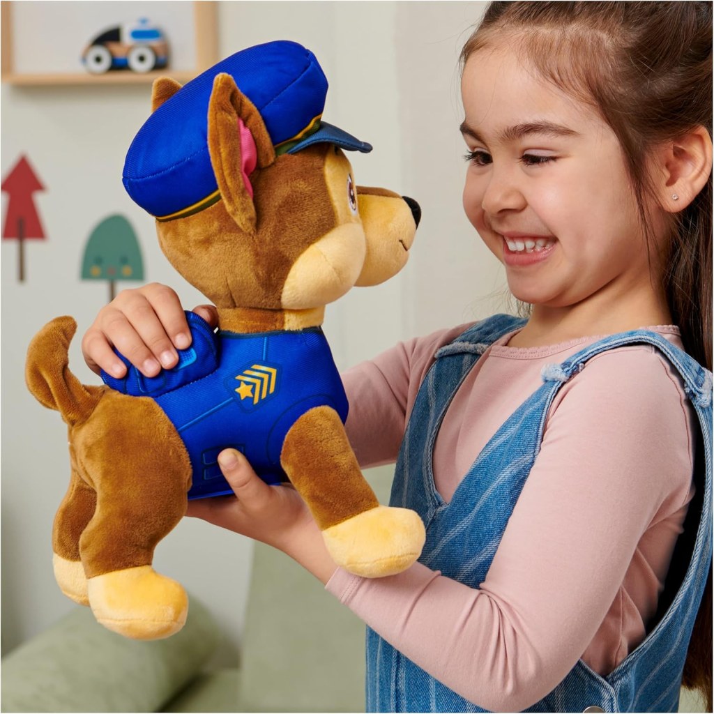 Paw Patrol Talking Chase 30 5 Cm Tall Interactive Plush Toy