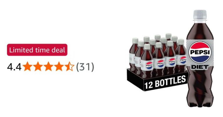 Pepsi Diet Cola 500ml Bottle 12 Pack