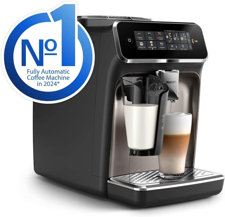 Philips 3300 Series Bean To Cup Coffee Machine Lattego 6 Hot Iced Drinks