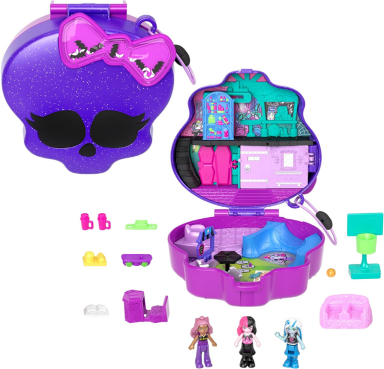 Polly Pocket X Monster High Collaboration Compact Playset