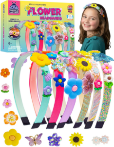 Purple Ladybug Make Your Own Flower Headbands For Girls