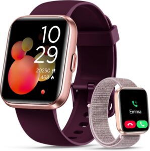 Quican Smart Watches For Women Men 1 85 Hd Answer Make Calls Alexa