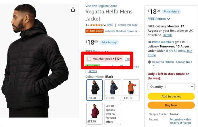 Regatta Helfa Mens Jacket