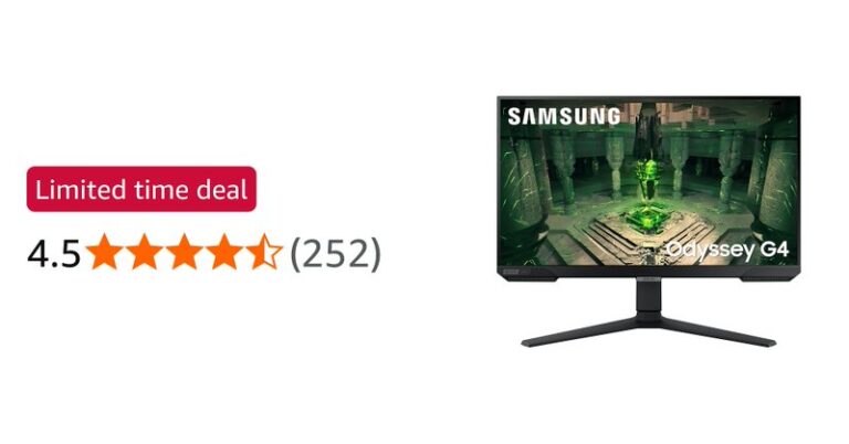 Samsung Odyssey G4 Ls27bg400euxxu 27 Inch 240 Hz Ips Full Hd Gaming Monitor