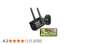 Septekon Security Camera Outdoor Cctv Camera 2k Dual Antenna WiFi Home Surveilla