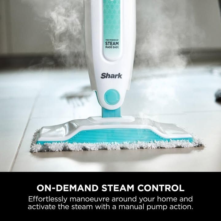 Shark Steam Mop Lightweight Steam Mop For Hard Floors 375ml S1000uk