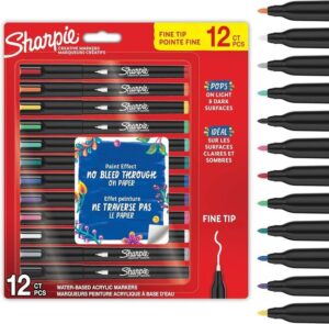 Sharpie Creative Marker Acrylic Paint Pens 12 Count