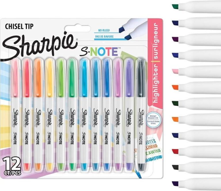 Sharpie S Note Highlighter Pens 12 Count
