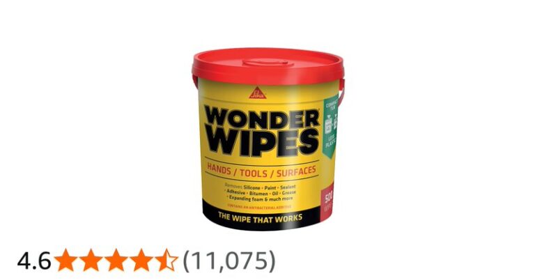 Sika Wonder Wipes Multi Use Cleaning Wipes For The Building Trade 500 Pack
