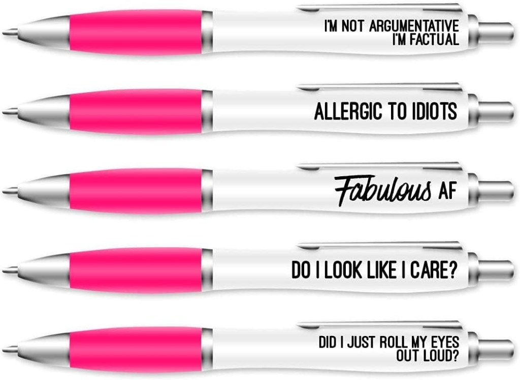 Silly Sentiments Roll My Eyes Out Loud Funny Pen Pack