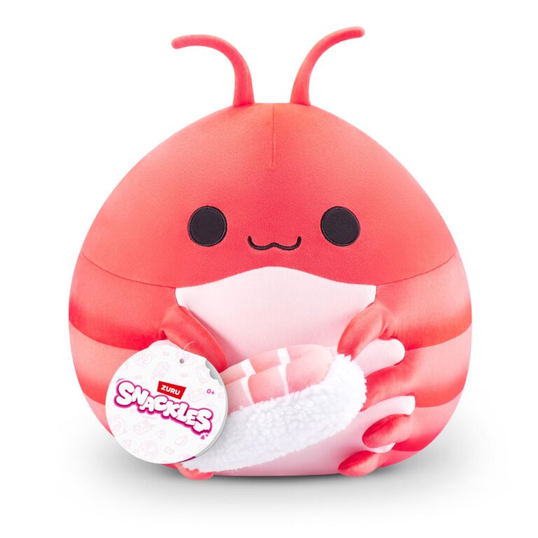 Snackles Non Licensed Series 1 8 Inch Plush Prawn With Ebi Sushi Rachel