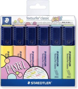 Staedtler 364 Cwp6 Textsurfer Classic Highlighters Pack Of 6