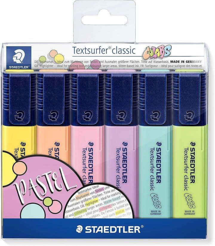 Staedtler 364 Cwp6 Textsurfer Classic Highlighters Pack Of 6