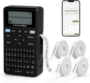 Supvan E11 Keyboard And Bluetooth Label Maker Machine With 4 Tapes