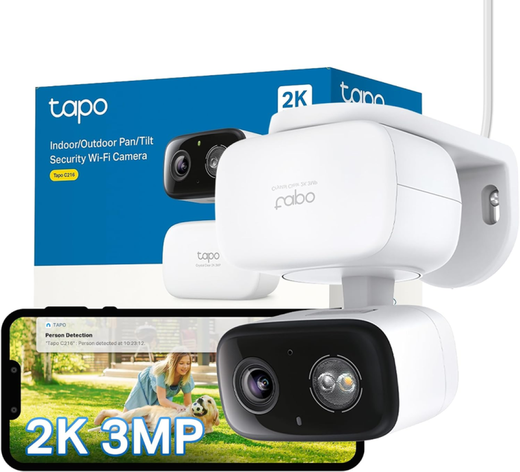 Tapo C216 2k 3mp Pan Tilt Indoor Outdoor Security Camera