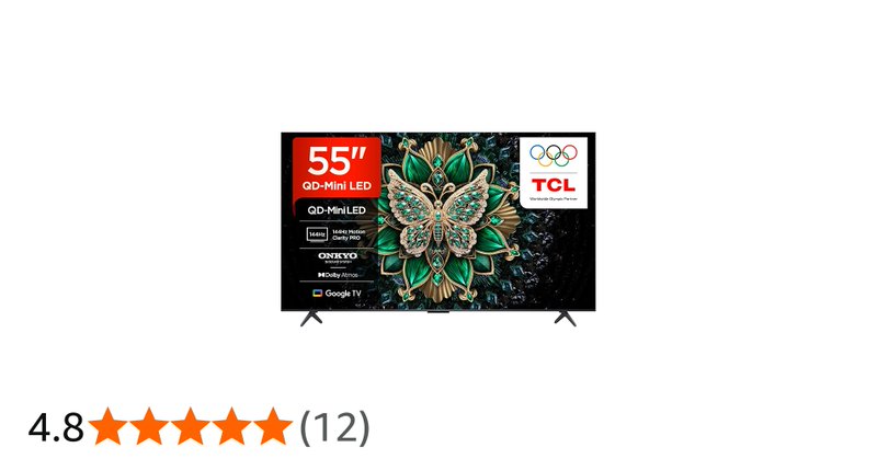 Tcl 55c6k UK Qd Mini Led TV