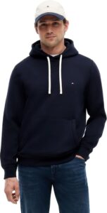 Tommy Hilfiger Men S Essential Regular Fit Fleece Hoodie