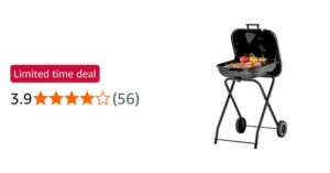 Tower Xl Portable Grill With Collapsible Legs And Wheels