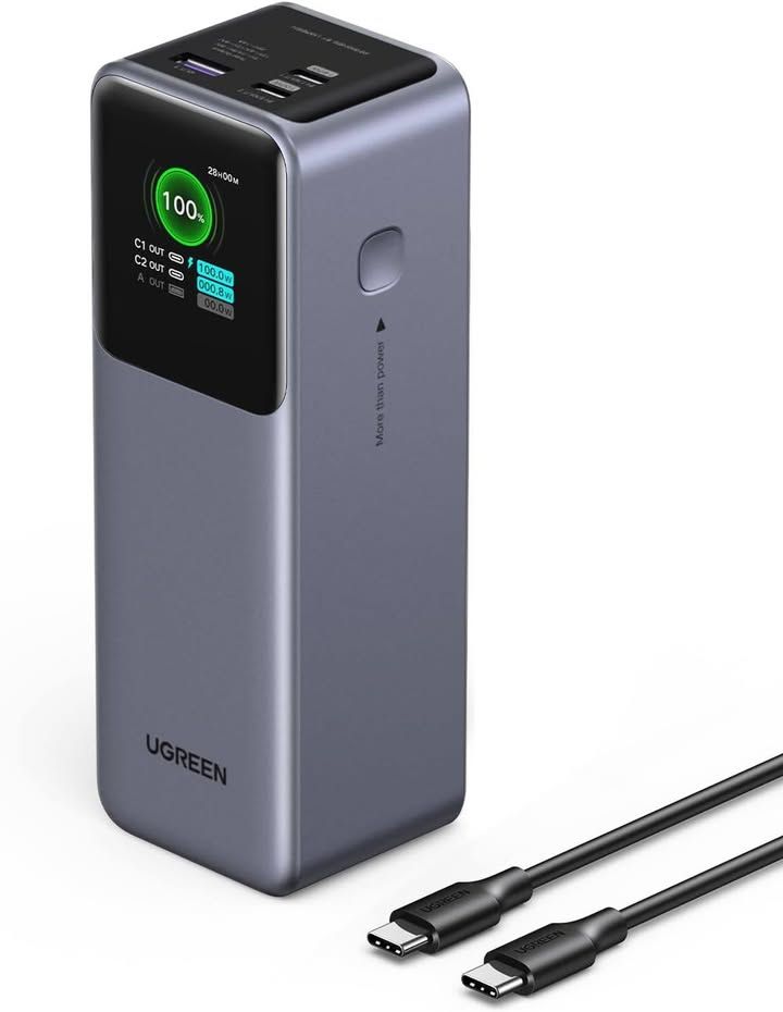 Ugreen Nexode 200w 25000mah Power Bank Smart Display Portable Charger