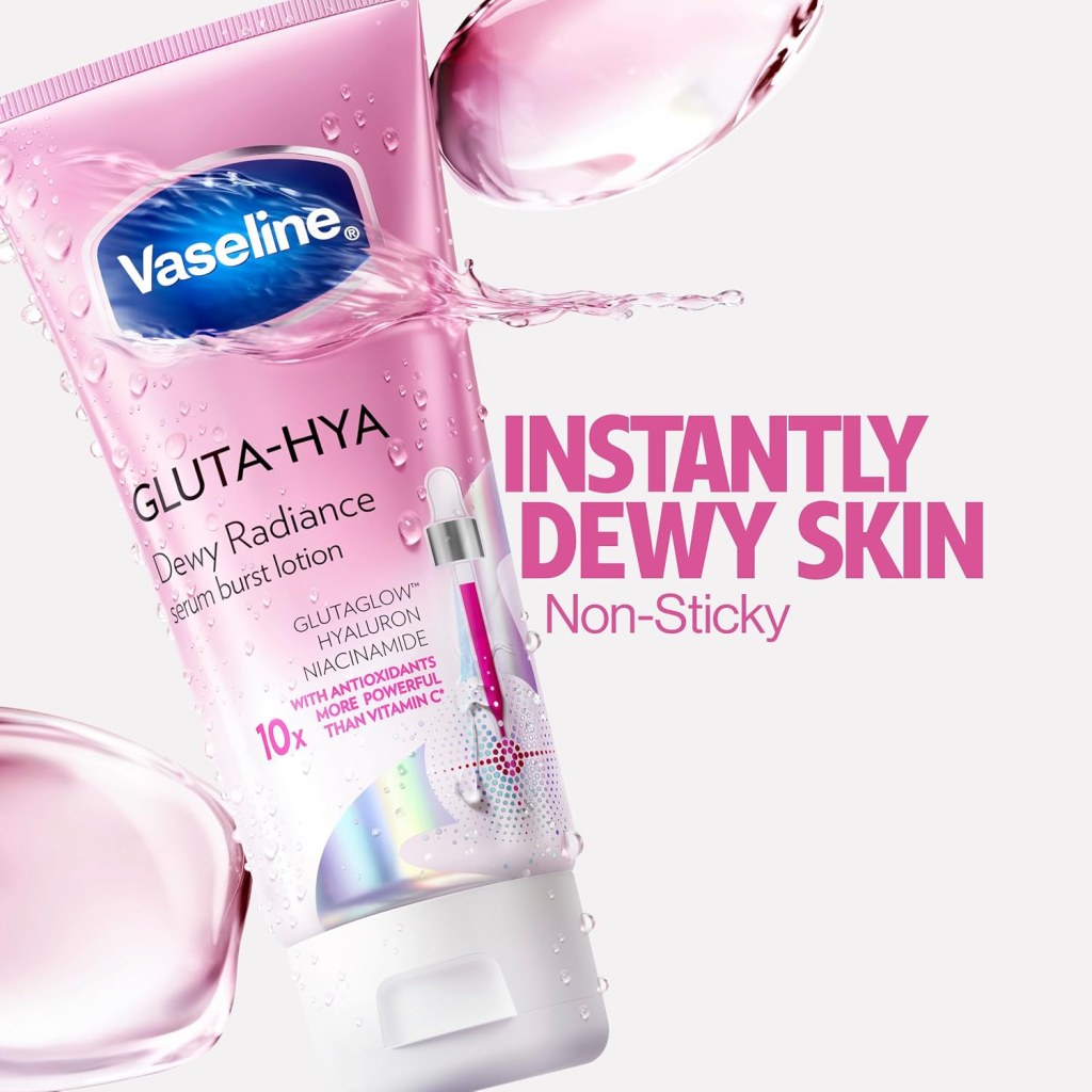 Vaseline Gluta Hya Dewy Radiance Serum Burst Lotion 200 Ml