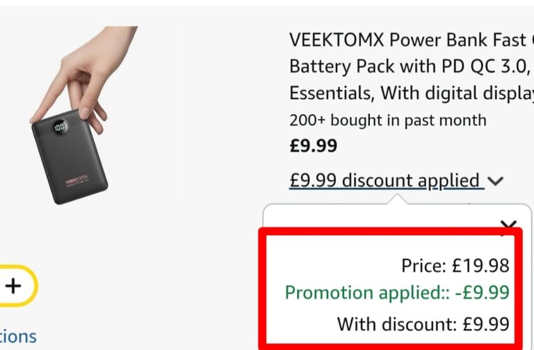 Veektomx Power Bank Fast Charging 22 5w 10000mah USB C Portable Charger