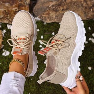 Womens Running Trainers Orthopedic Lightweight Slip On Shoes