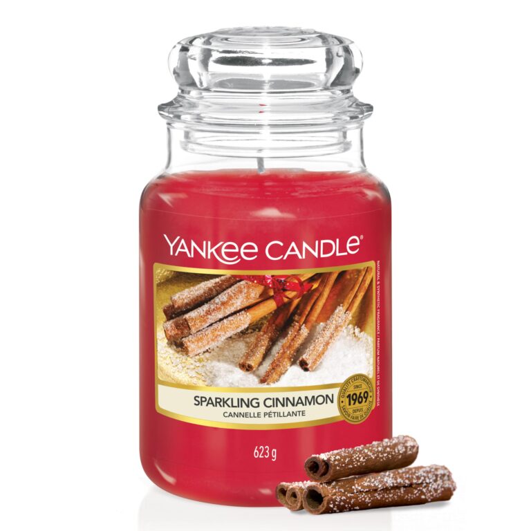 Yankee Candle Scented Candle Sparkling Cinnamon Large Jar Candle