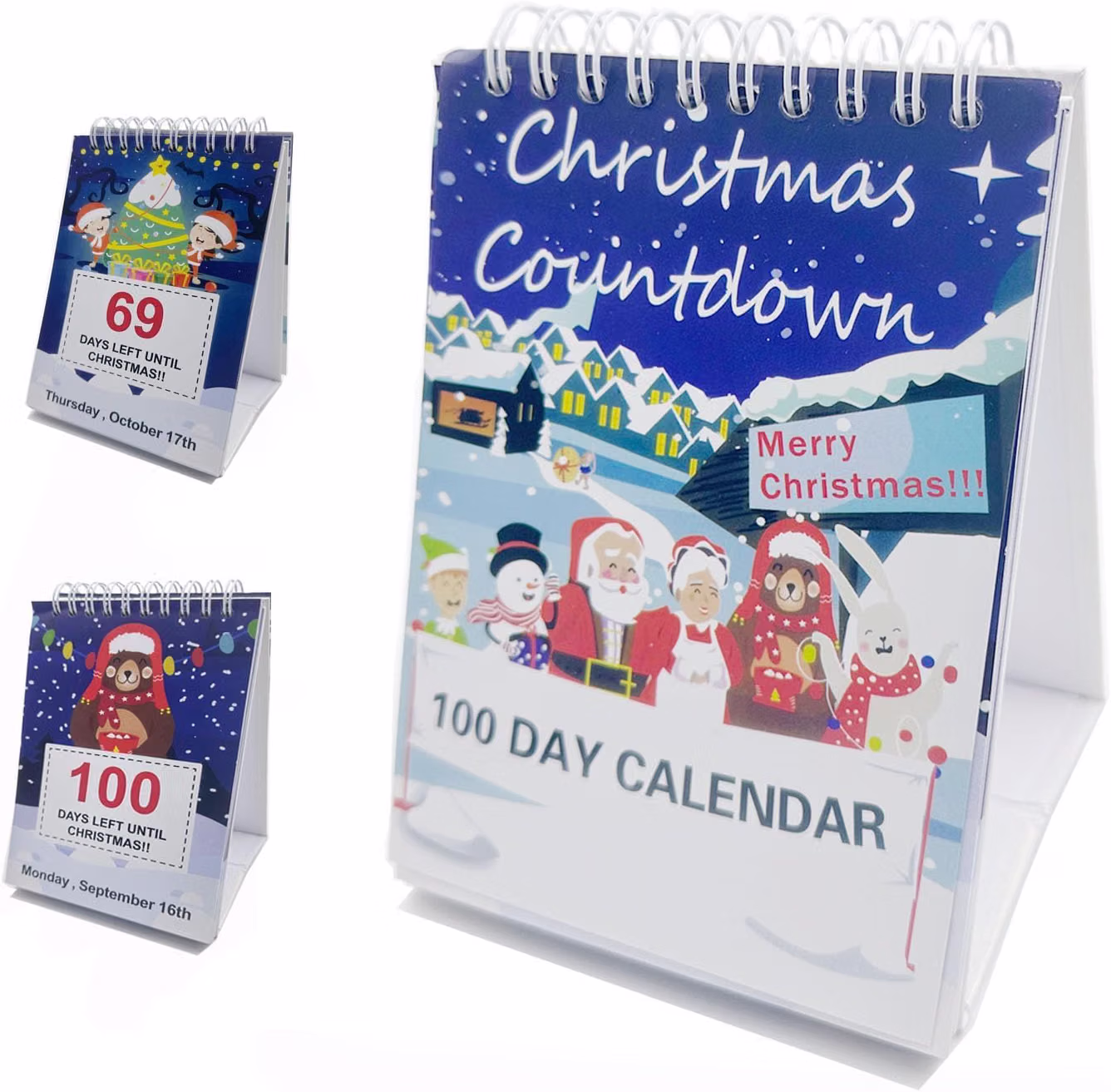 100 Day Christmas Countdown Calendar 2026 Christmas Countdown Calendar Desktop A