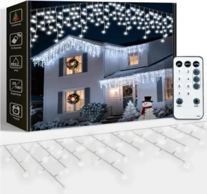 10m Icicle Lights 320 Led Christmas Light Outdoor Cool White