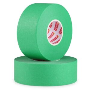 2 Rolls Painters Tape 36mm X 50m Green Masking Tape