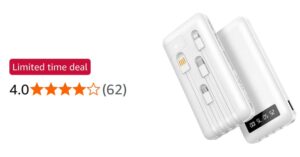 26800mah Power Bank With 4 Built In Cables 22 5w Fast Charging Portable Charger