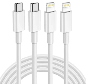 2pack USB C To Lightning Cable 1m Apple Mfi Certified Iphone Fast Charger