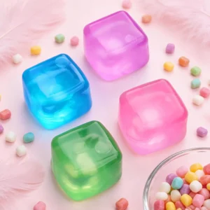 4 Pack Stress Cube Nice Slow Rising Squishy Cube Stress Balls Party Favour