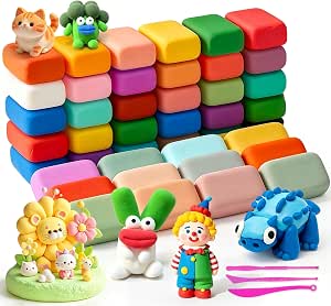 Air Dry Clay 36 Colors Ultra Light Modelling Clay Kit For Kids